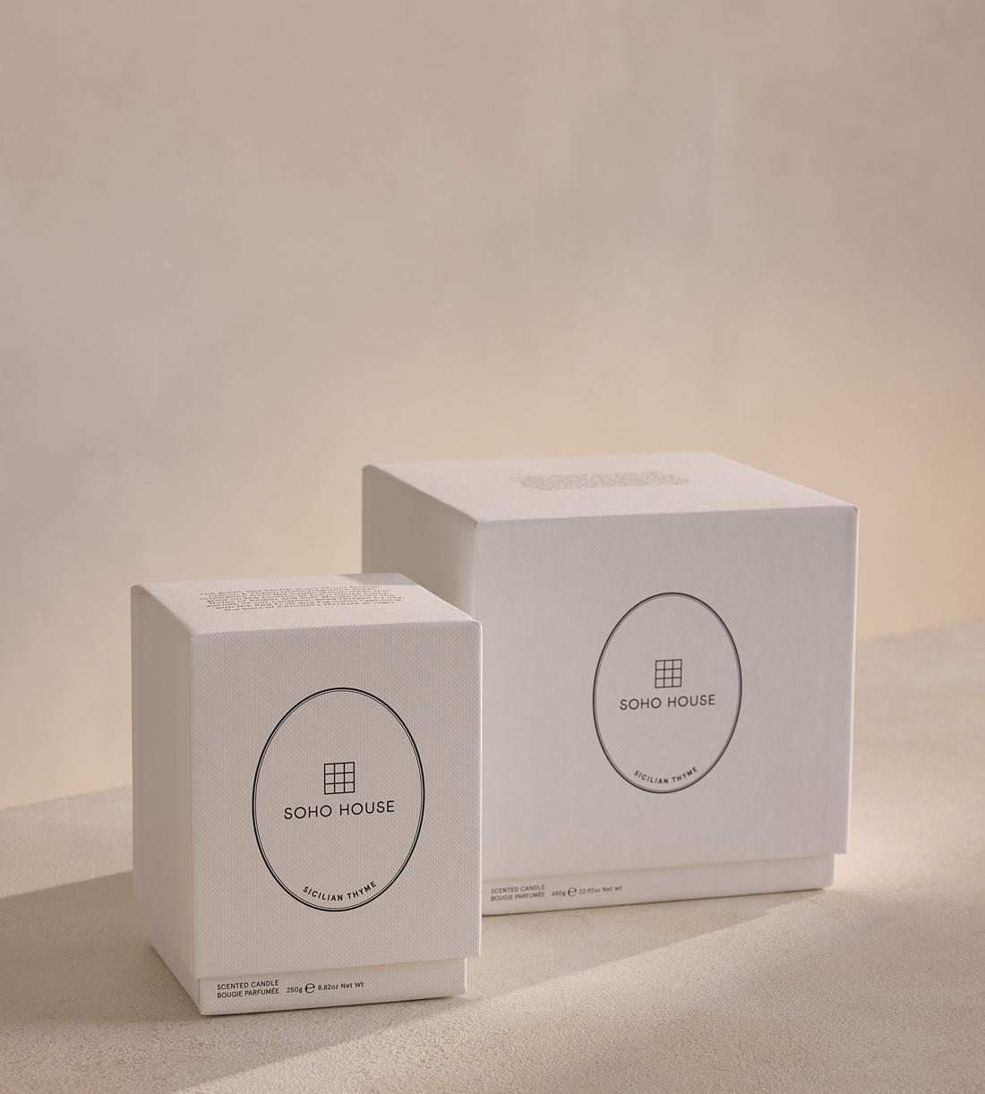 Sicilian Thyme Candle Set - Apple Jade Marble - 250g - Images - Image 3
