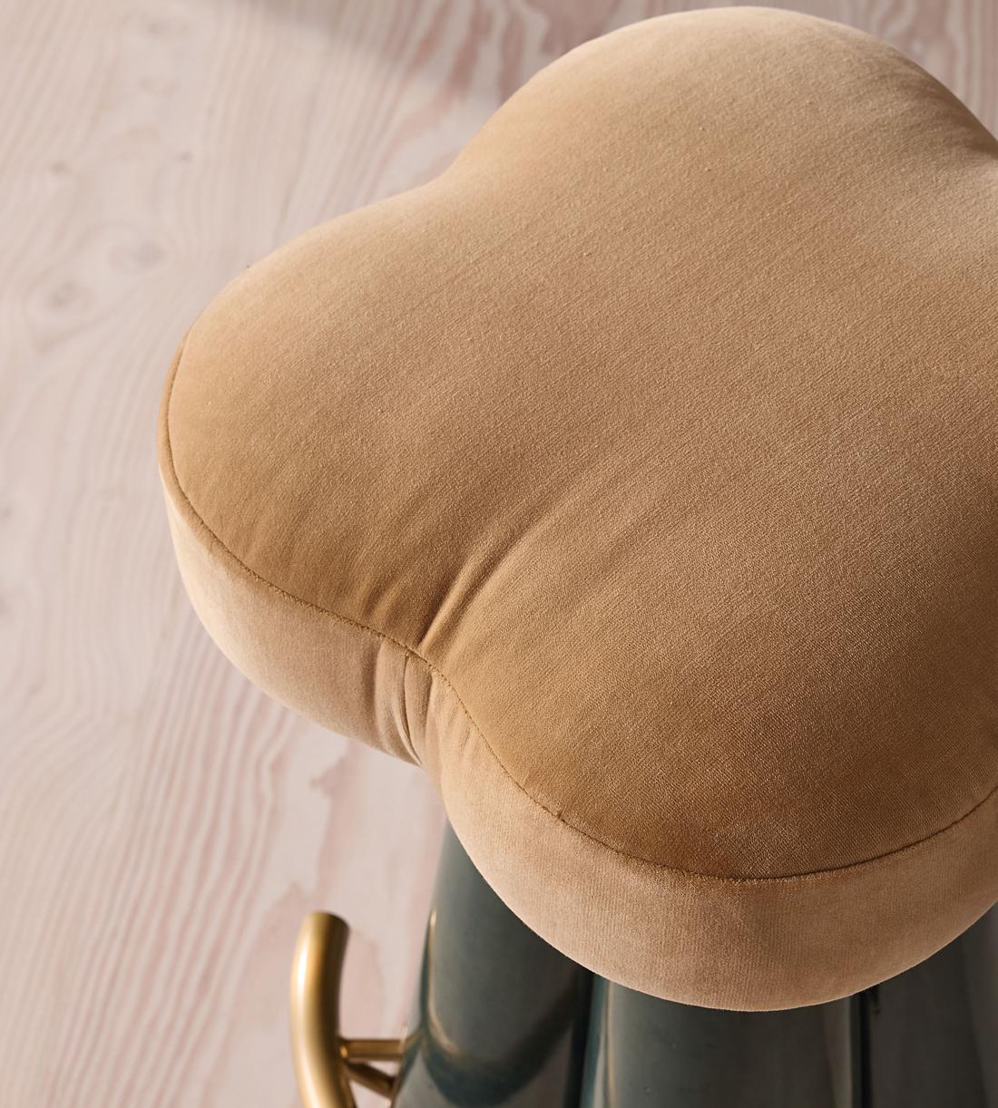 Albany Barstool - Velvet - Camel - UK - Images - Image 5