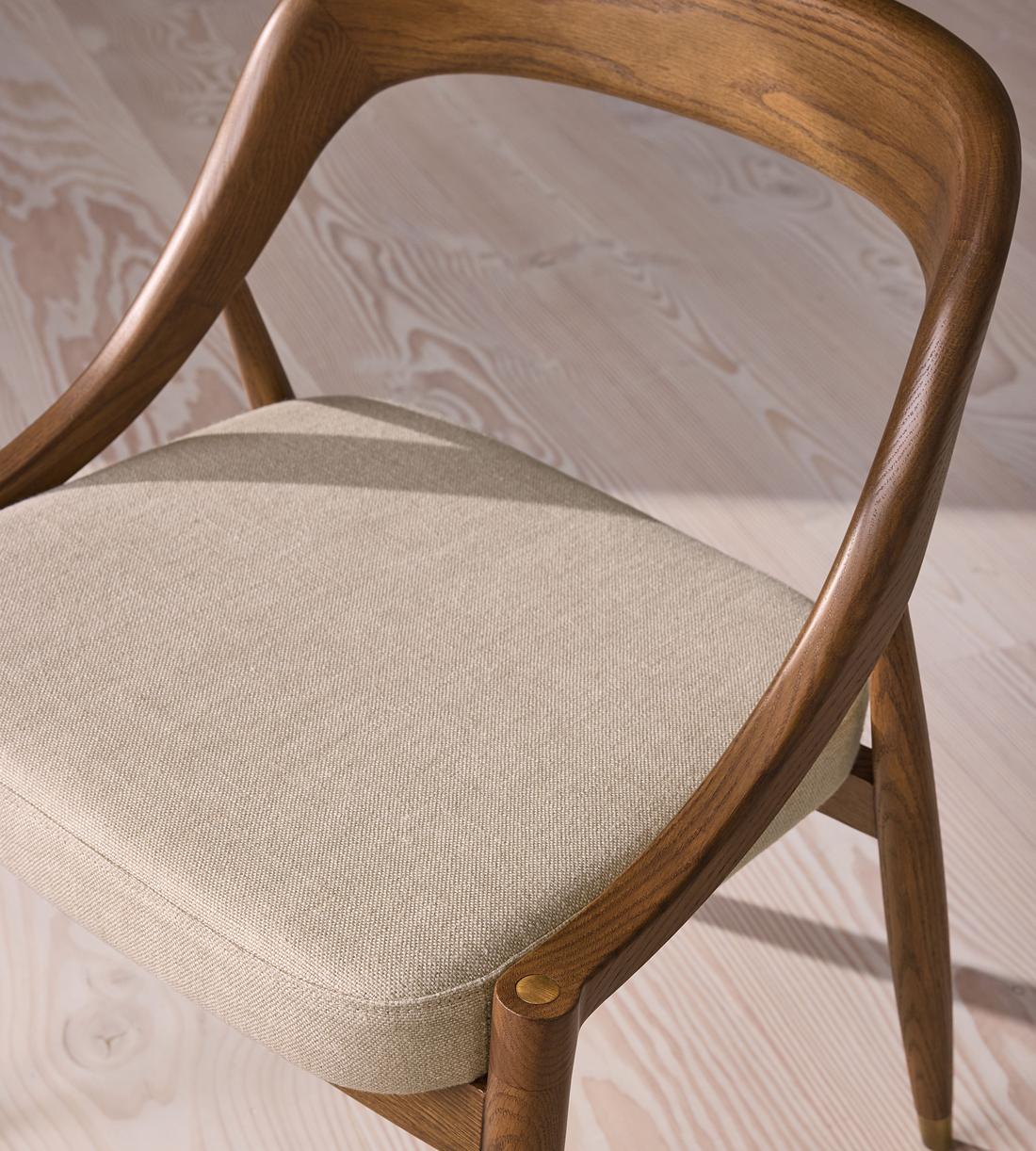 Warren Dining Chair - Slubby Linen - UK - Images - Image 5