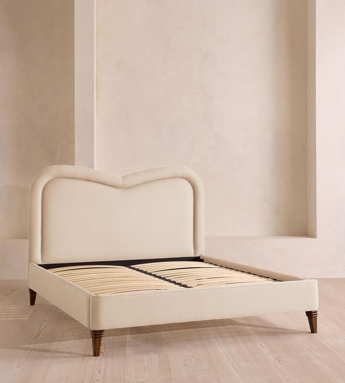 Keira Bed - Queen - Linen - Bisque - US - Images - Image 3