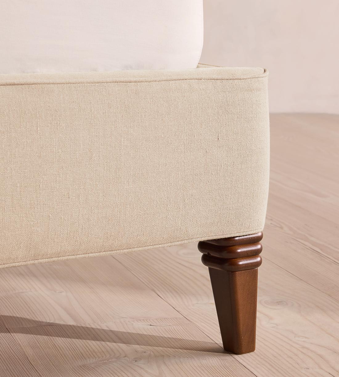 Keira Bed - Queen - Linen - Bisque - US - Images - Image 5