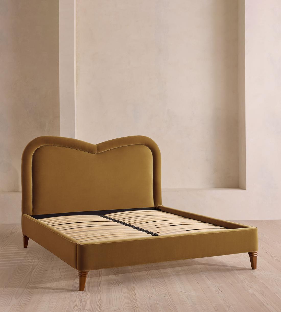 Keira Bed - Super king - Velvet - Mustard - UK - Images - Image 3