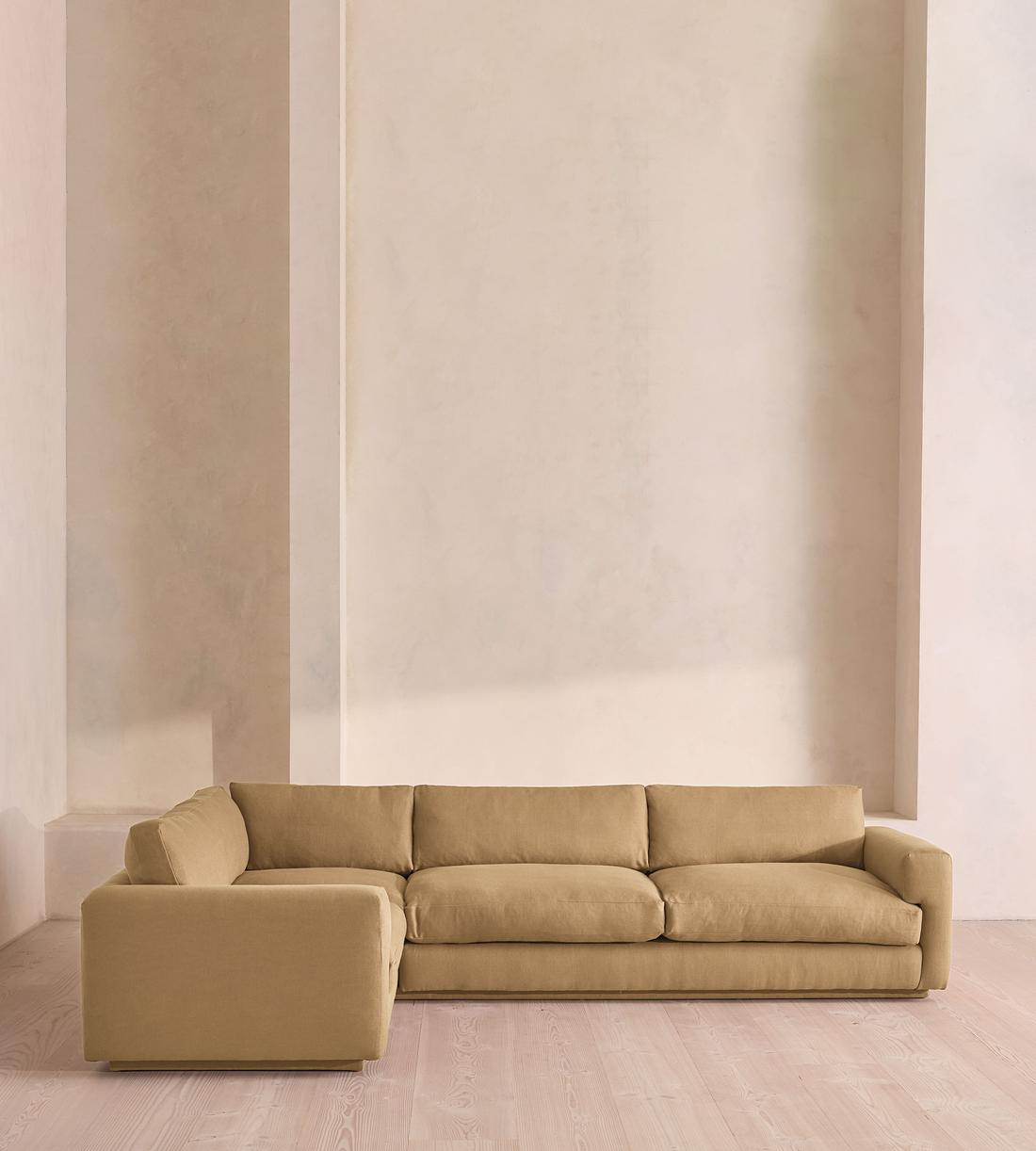 Mossley Left L-Shape Sofa - Linen - Wheat - US - Listing - Image 2