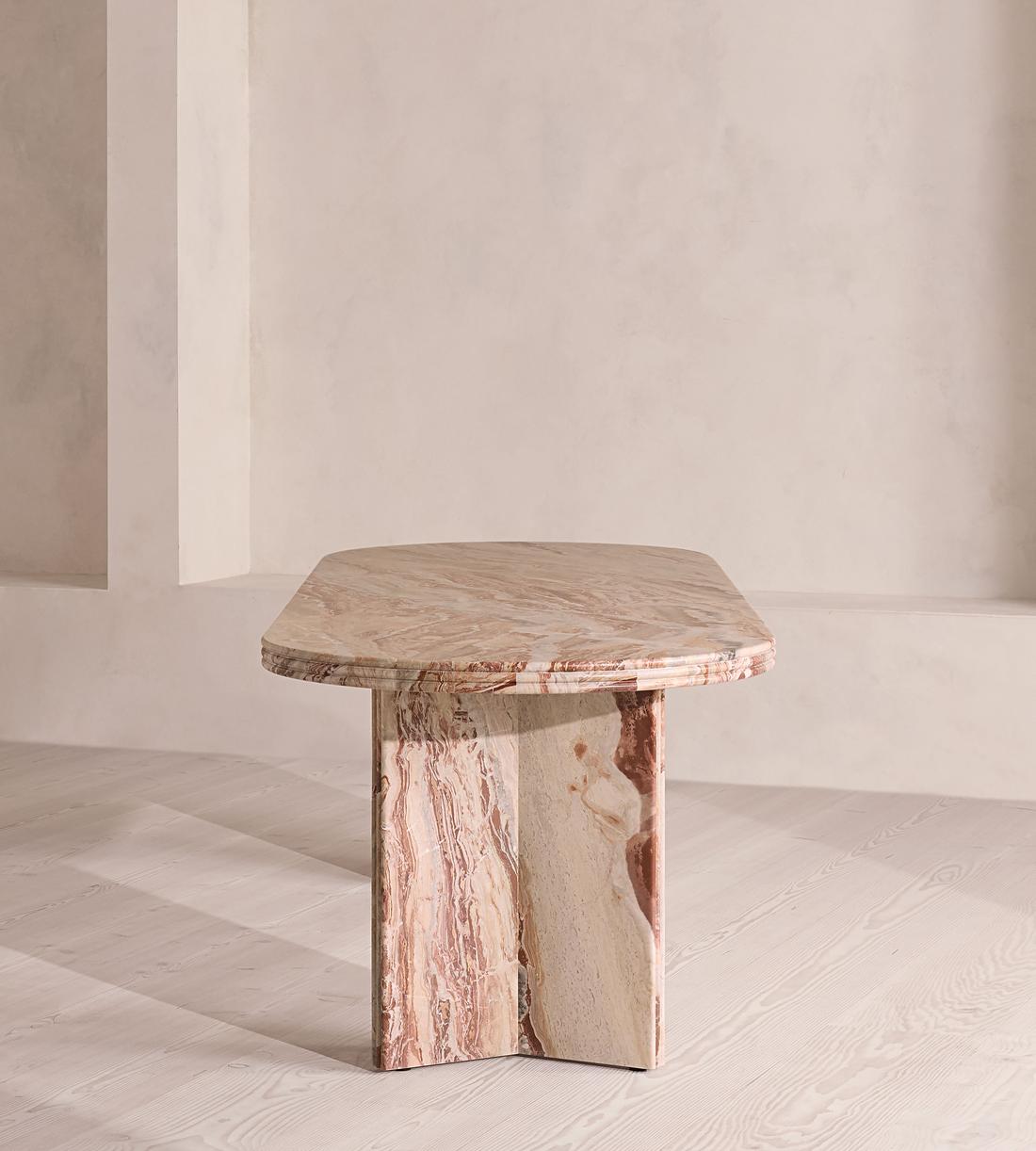 Rosaline Dining Table - Rosso Orobico - Images - Image 6