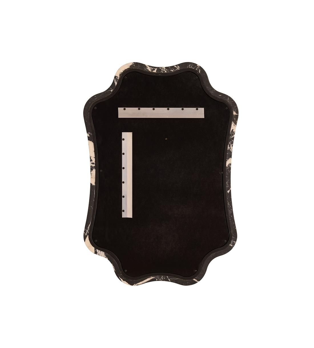 Hollis Wall Mirror - Black Bulgari Marble - Images - Image 6