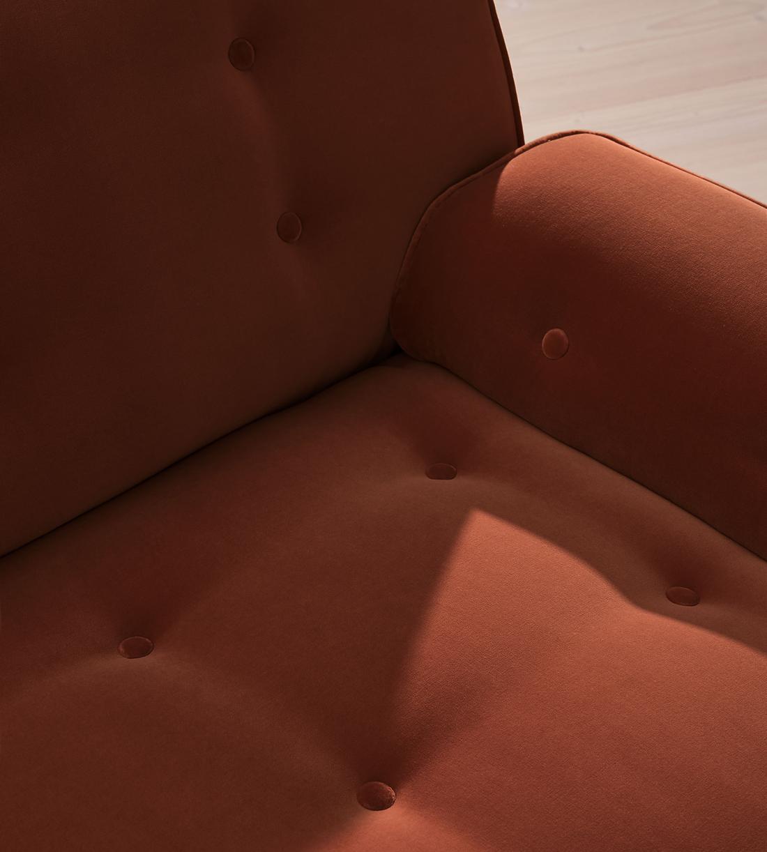 Elowen Modular Sofa - Four Seater - Velvet - Rust UK - Images - Image 7