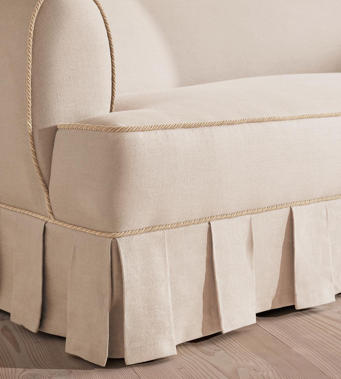 Madelyn Three Seater Sofa - Linen - Bisque - UK - Images - Image 5