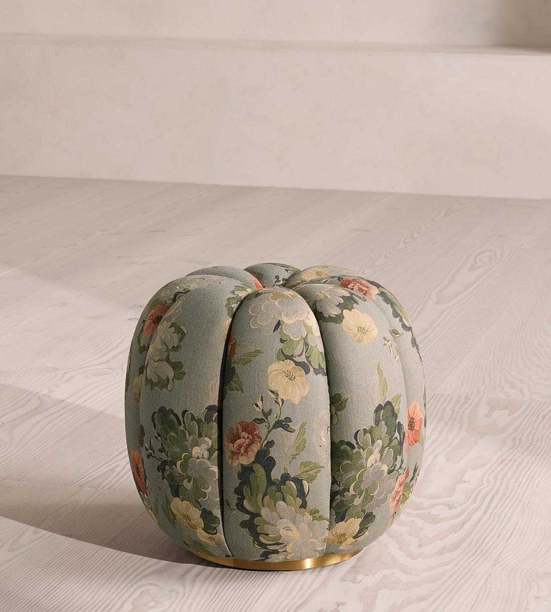 Sofia Footstool Skylar Print - UK - Listing - Image 1