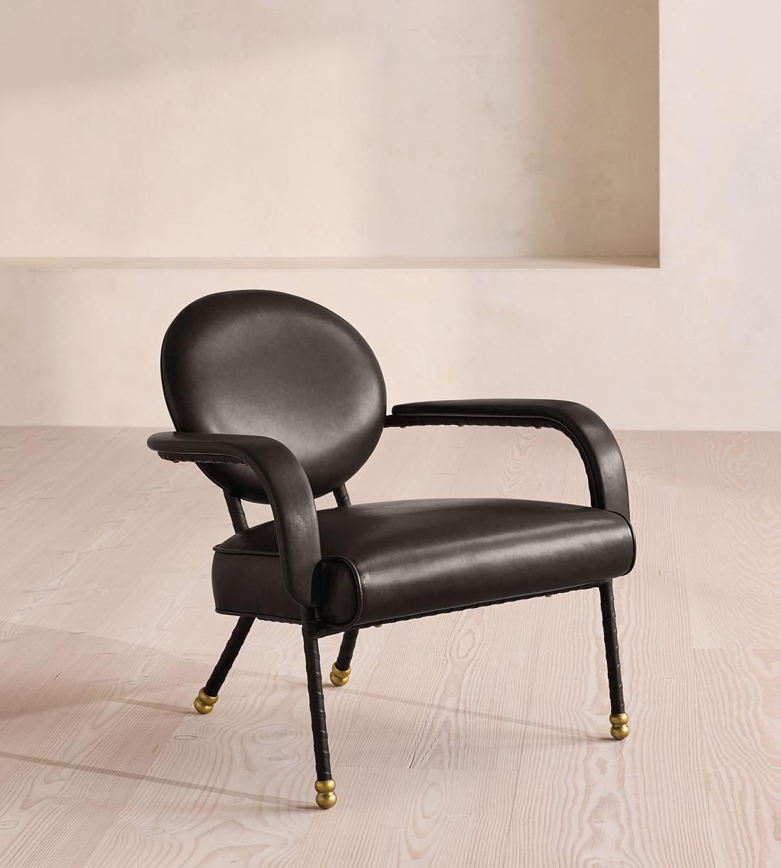 Milo Armchair - Leather - Black UK - Listing - Image 1