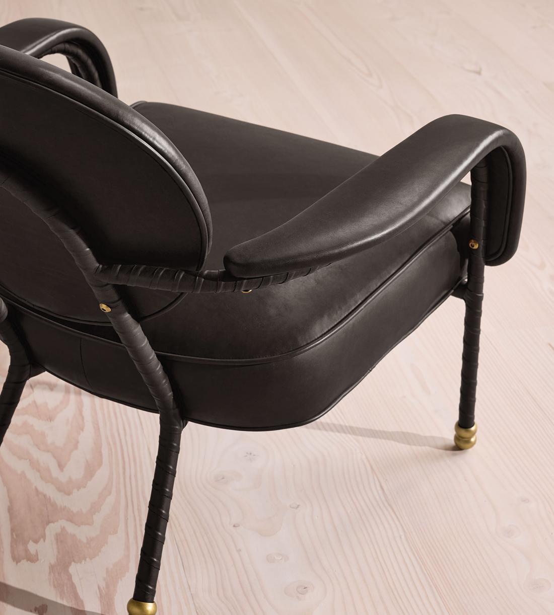 Milo Armchair - Leather - Black UK - Images - Image 5
