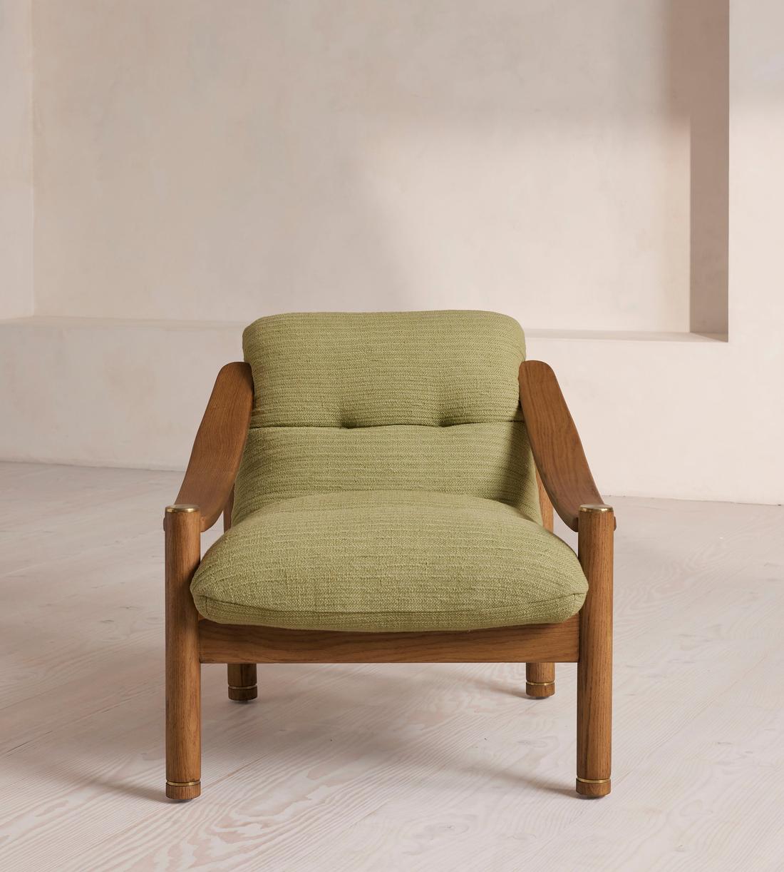 Karine Armchair - Textured Weave - Seafoam - Listing - Image 2