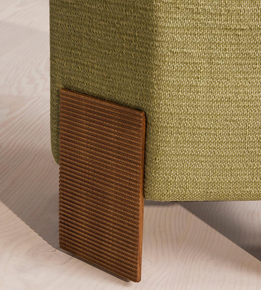 Alvin Footstool - Textured Weave - Seafoam - Images - Image 5