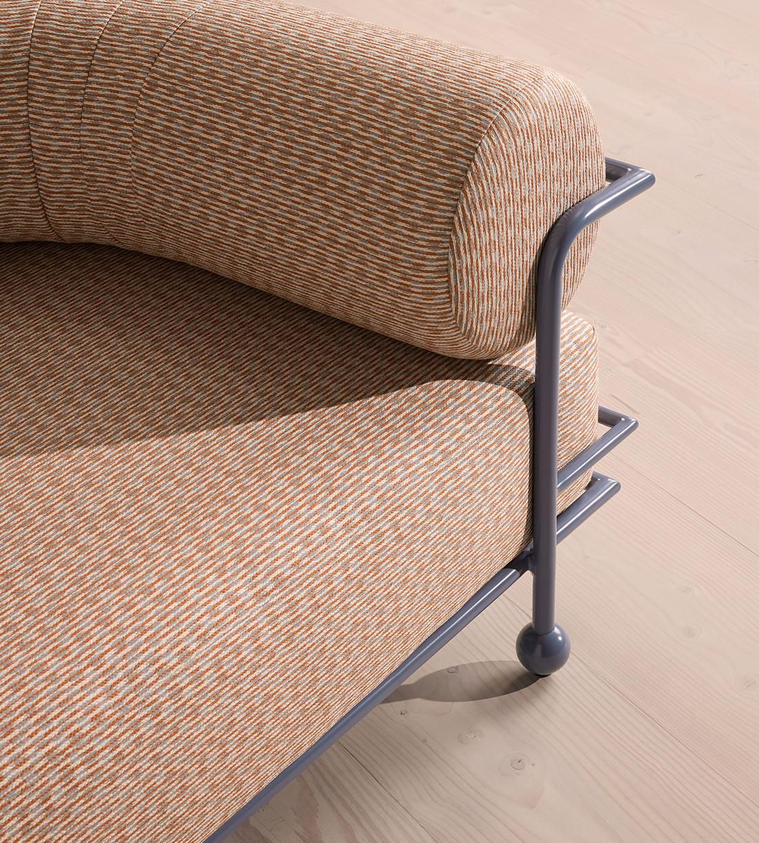 Gaspard 5-Seater Outdoor Sofa - Pierre Frey - Cassis - Images - Image 5