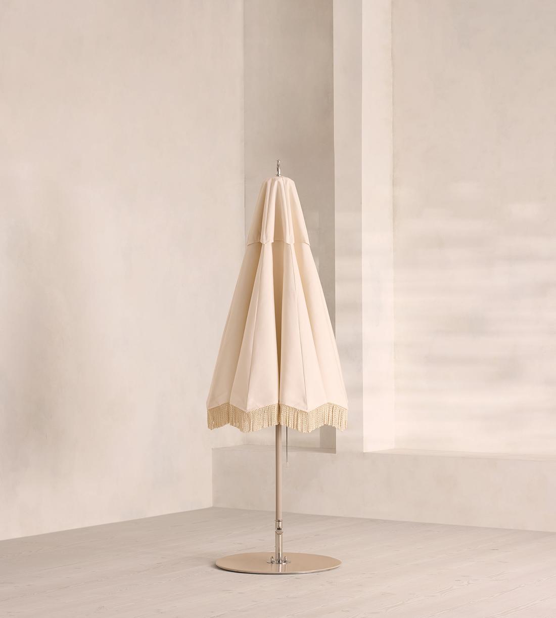 Tuuci Outdoor Octagonal Parasol - Fringed - Cream - Listing - Image 2