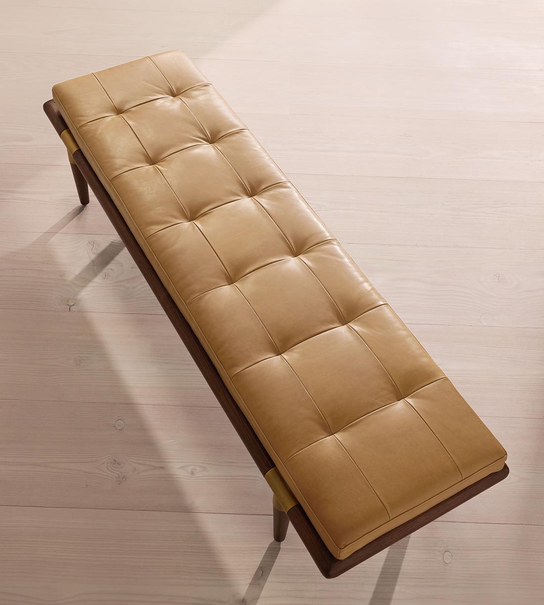 Theodore Bench - Leather - Honey - US - Images - Image 5