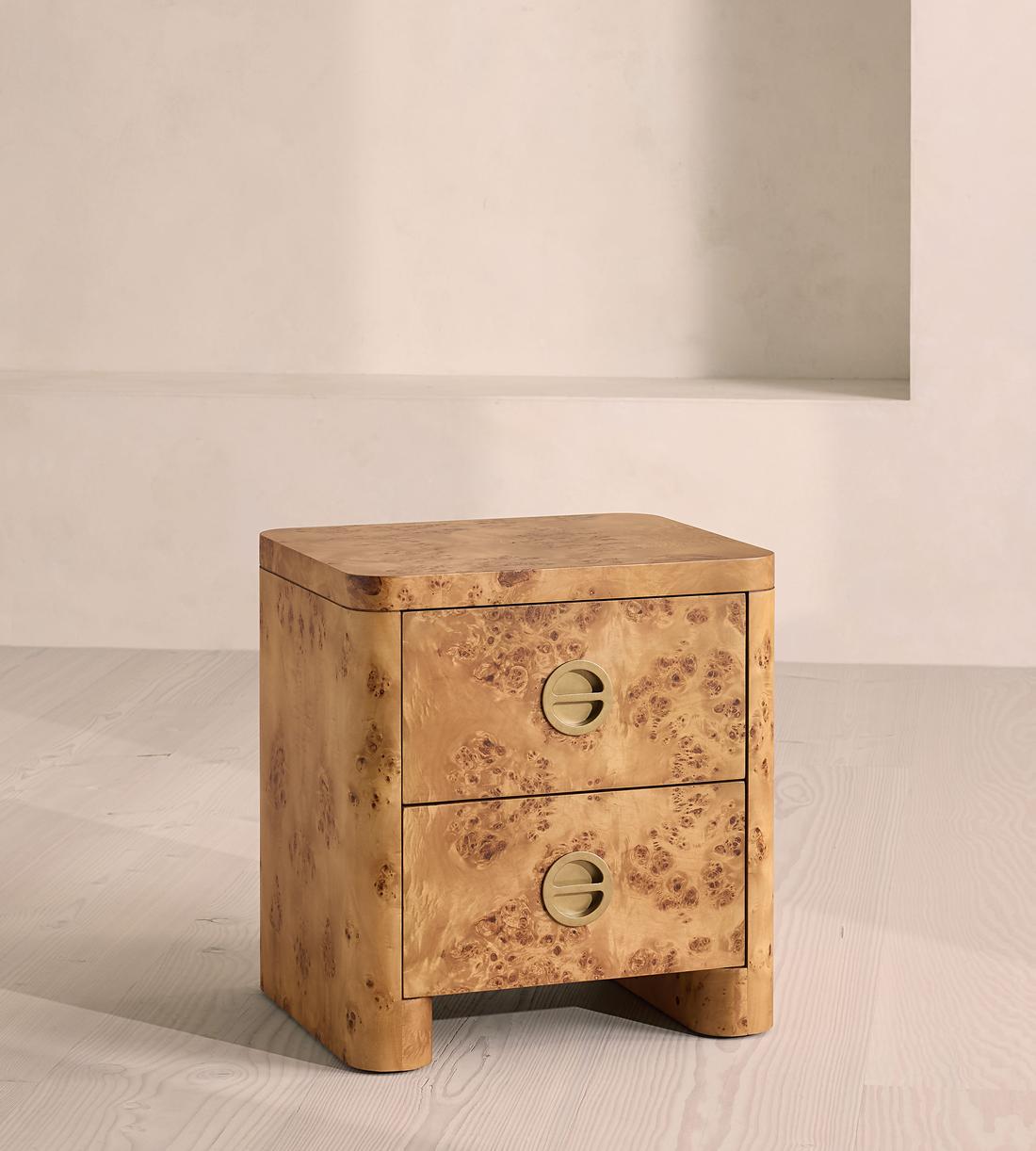 Warwick Bedside Table - Mappa Burl - Listing - Image 3