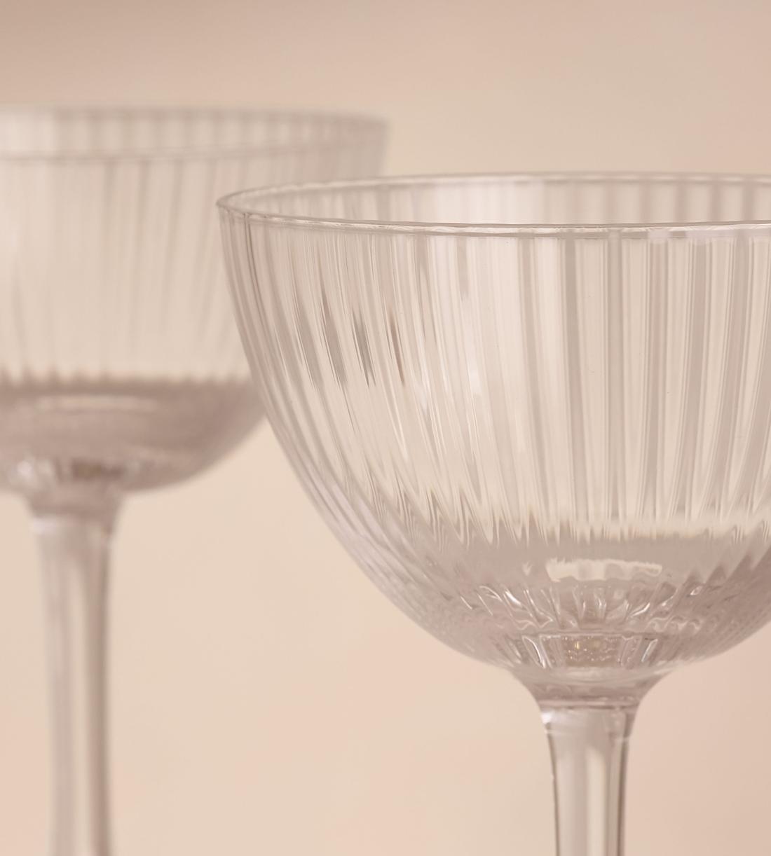Fluted Champagne Coupe - Set of Four - Images - Image 3
