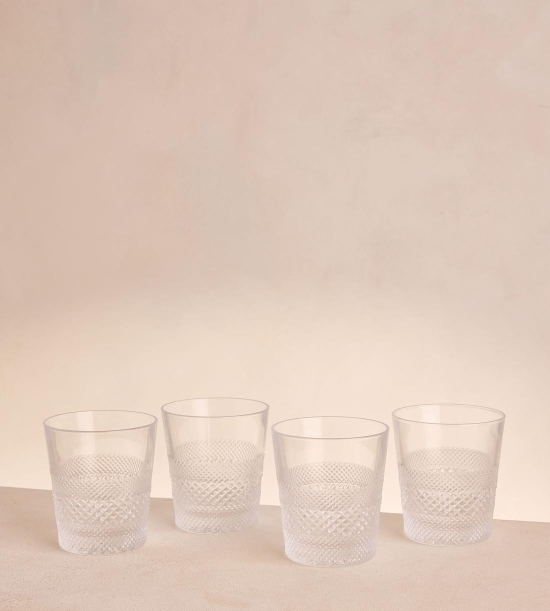 Huxley Cut Crystal Rocks Glass - Set of Four - Listing - Image 2