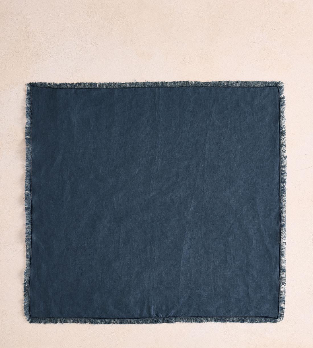 Whitney Linen Napkins Navy - set of four - Listing - Image 2