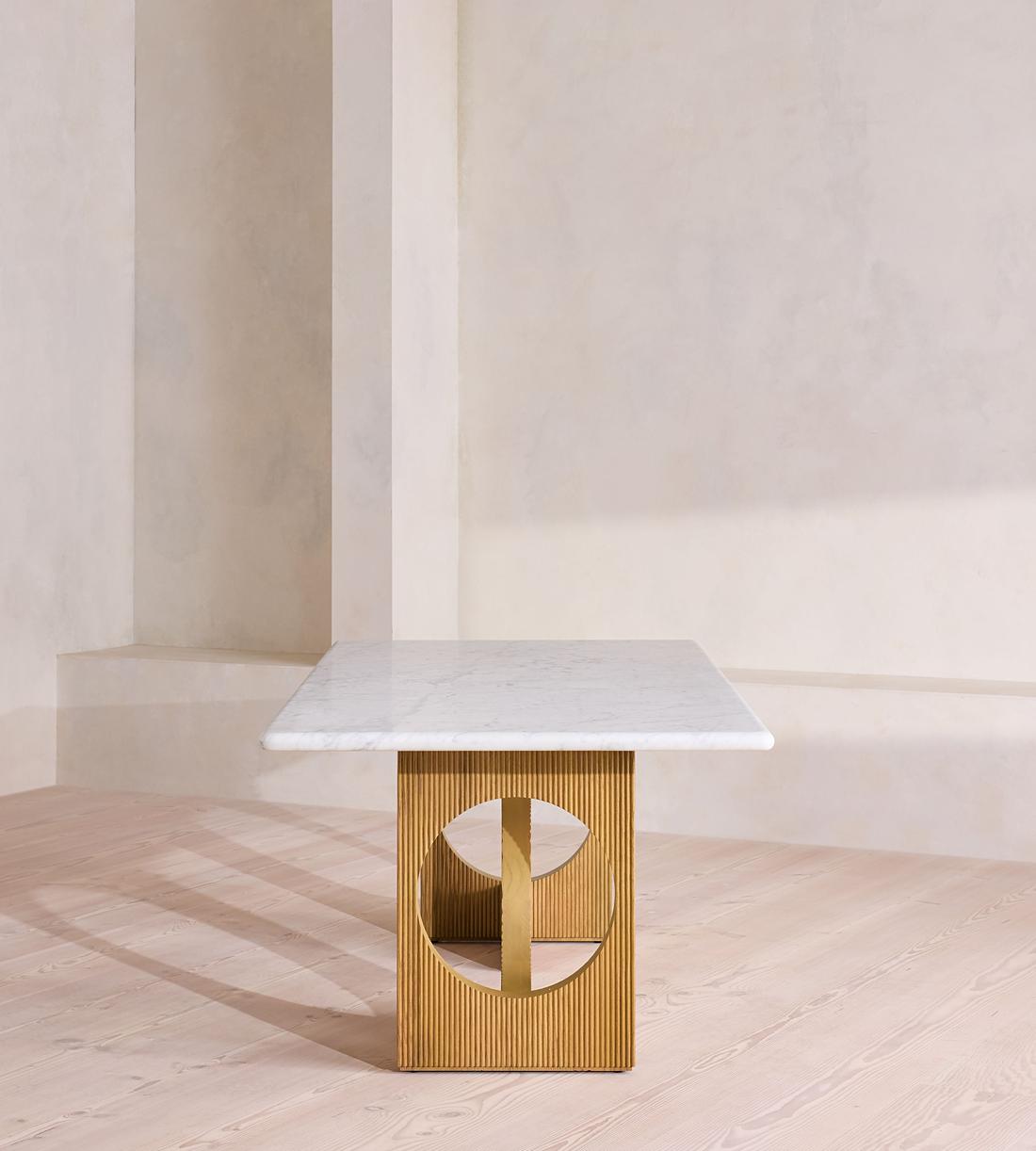 Elliot Dining Table - Carrara Marble - Images - Image 6