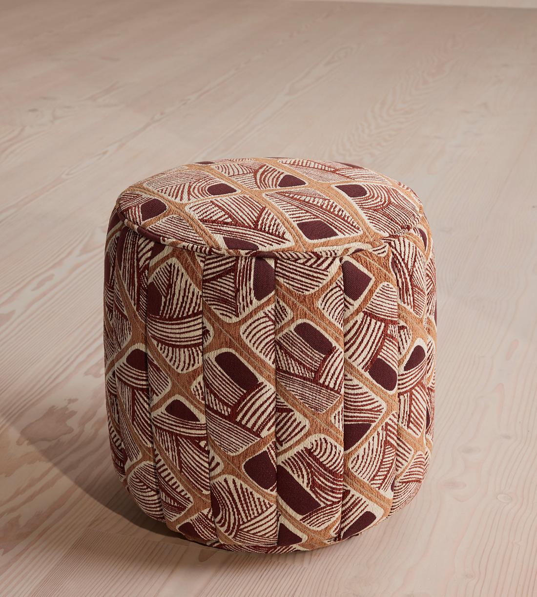Romi Footstool - Akley Jacquard - US - Listing - Image 3