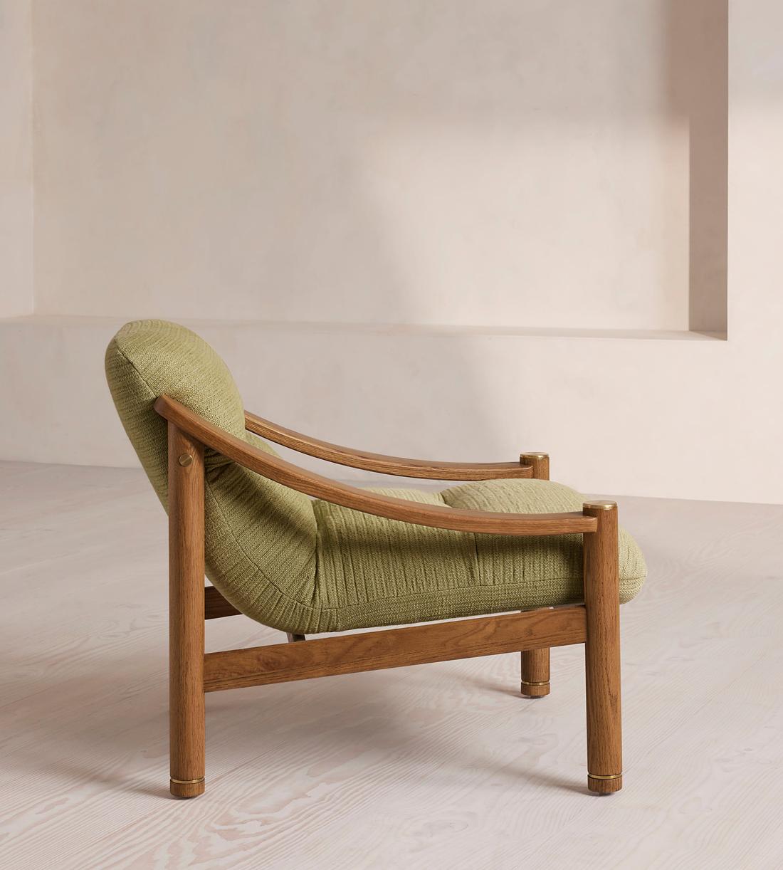 Karine Armchair - Textured Weave - Seafoam - US - Images - Image 3