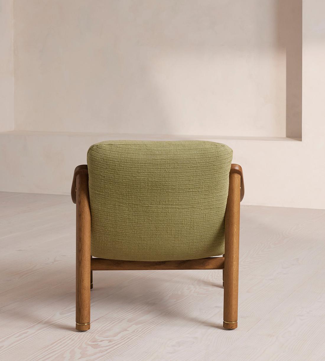 Karine Armchair - Textured Weave - Seafoam - US - Images - Image 4