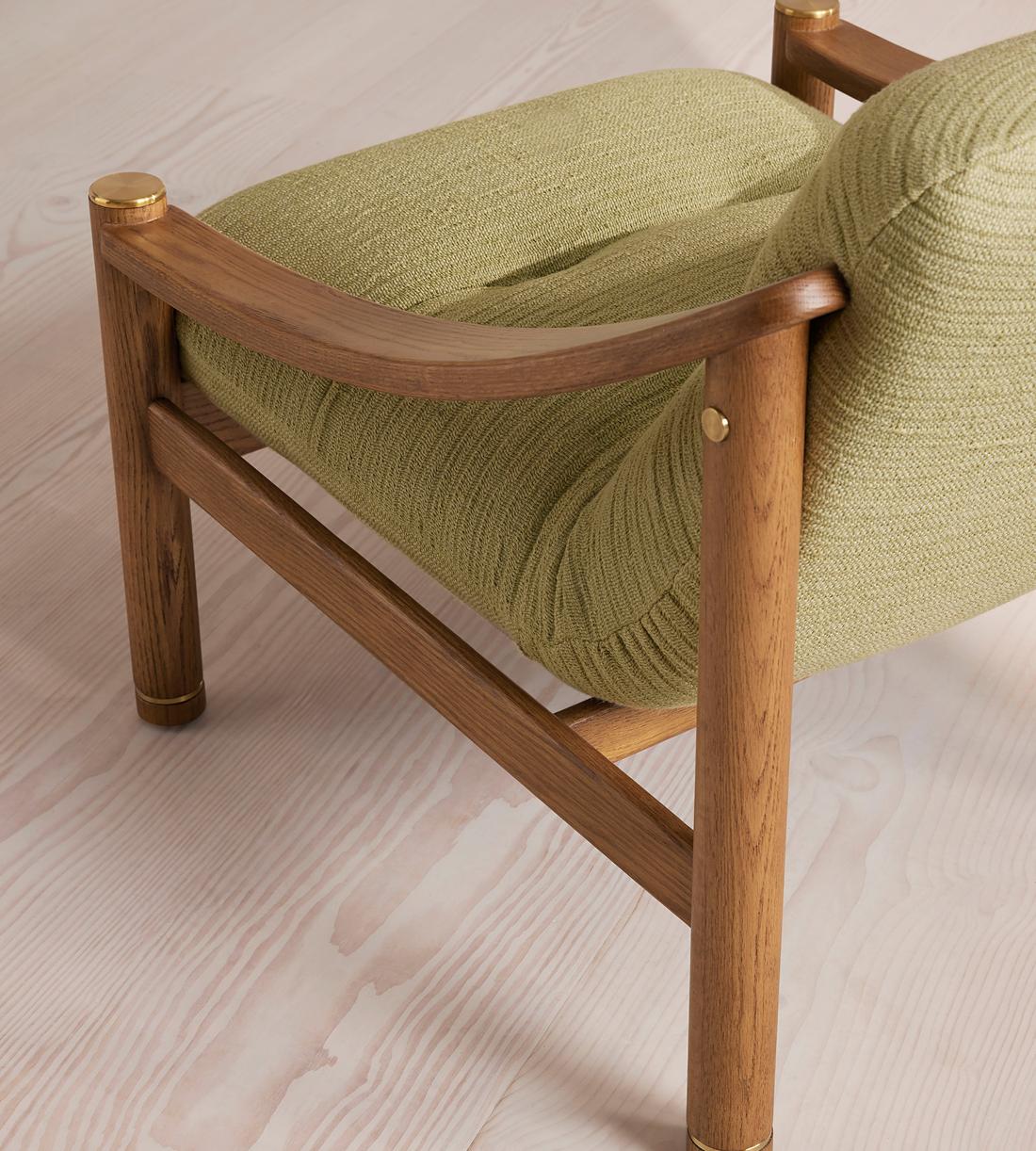 Karine Armchair - Textured Weave - Seafoam - US - Images - Image 5