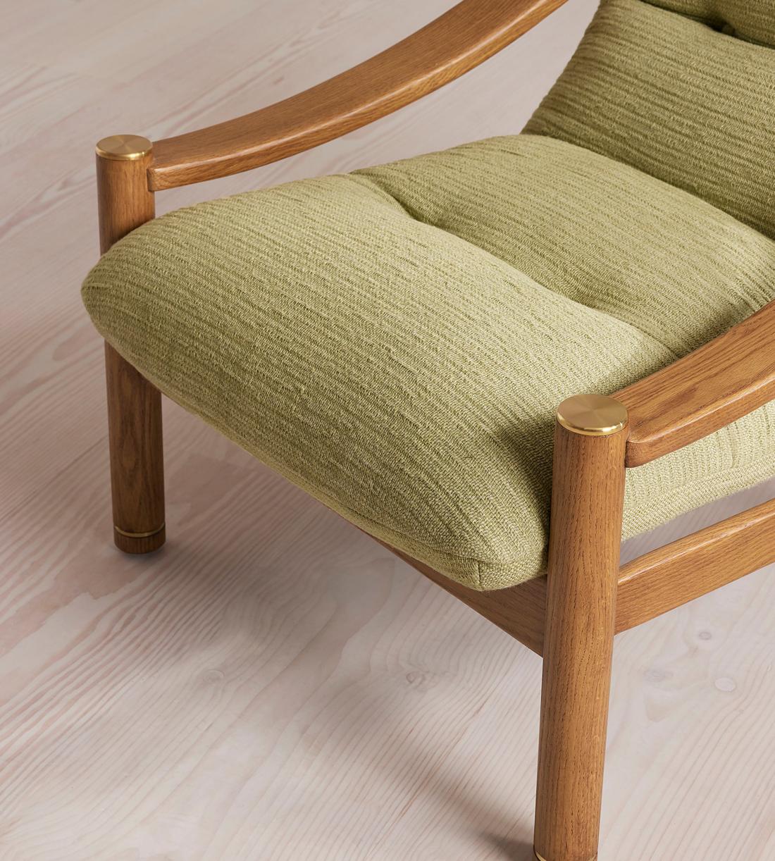 Karine Armchair - Textured Weave - Seafoam - US - Images - Image 5