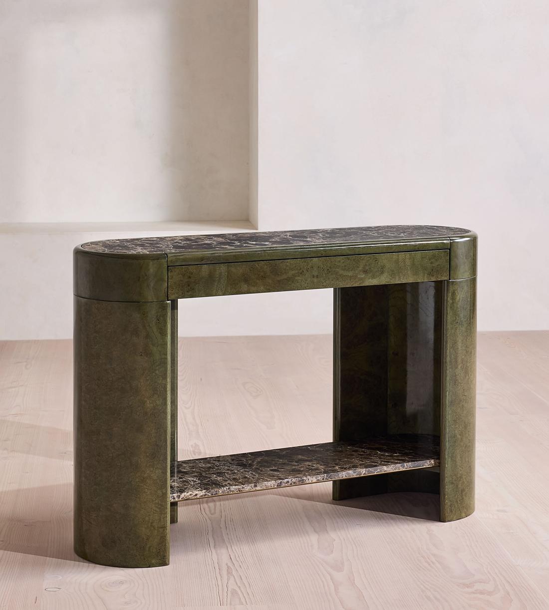 Siya Console - Dark Emperador Marble - Listing - Image 1