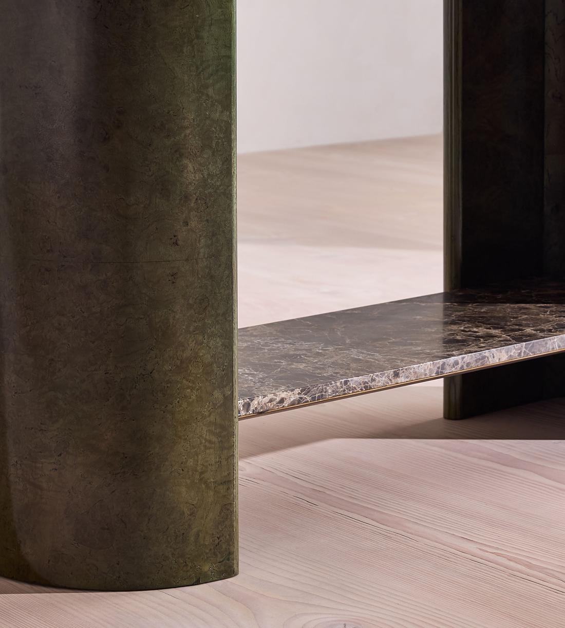Siya Console - Dark Emperador Marble - Images - Image 5