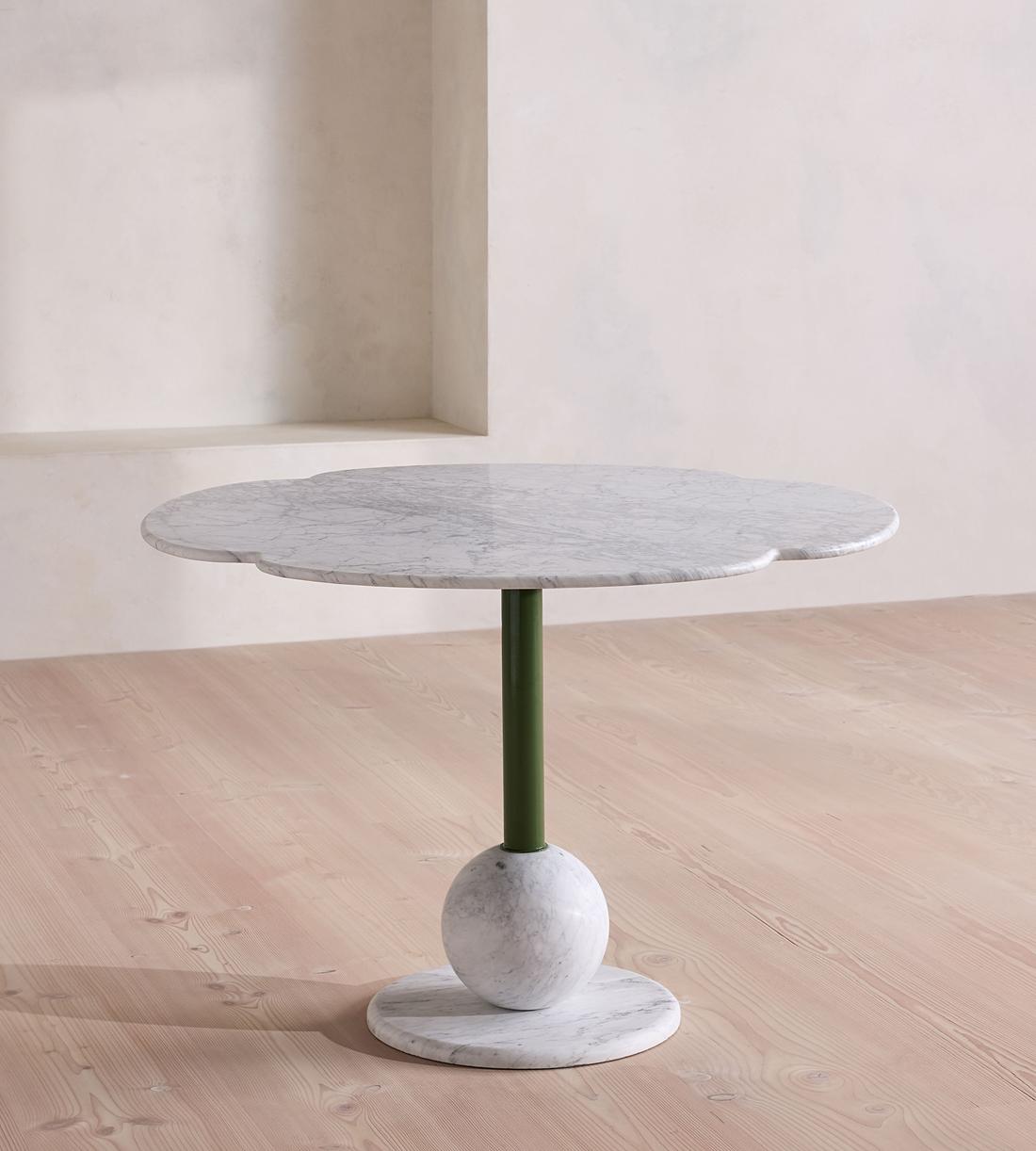 Vito Outdoor Dining Table - Carrara Marble - Listing - Image 4