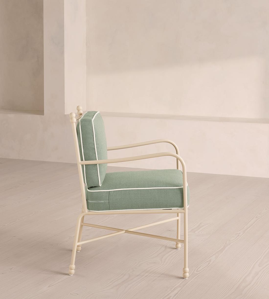 Fawn Outdoor Dining Chair - Sage - UK - Images - Image 4