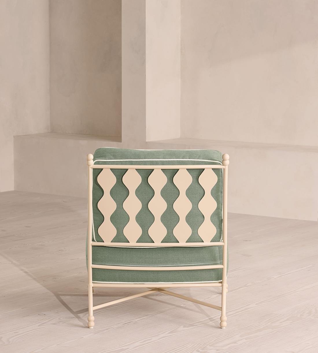 Fawn Outdoor Armchair - Sage - UK - Images - Image 5