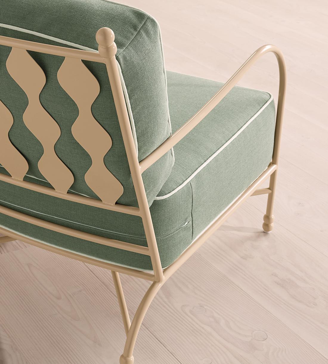 Fawn Outdoor Armchair - Sage - UK - Images - Image 7