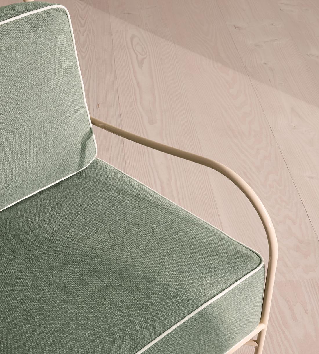 Fawn Outdoor Three Seater Sofa - Sage - UK - Images - Image 6