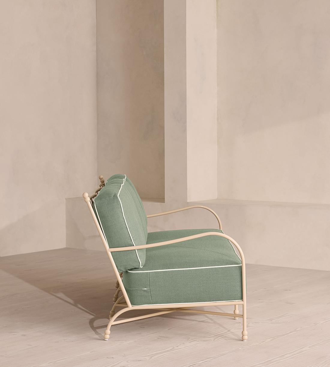 Fawn Outdoor Three Seater Sofa - Sage - US - Images - Image 4