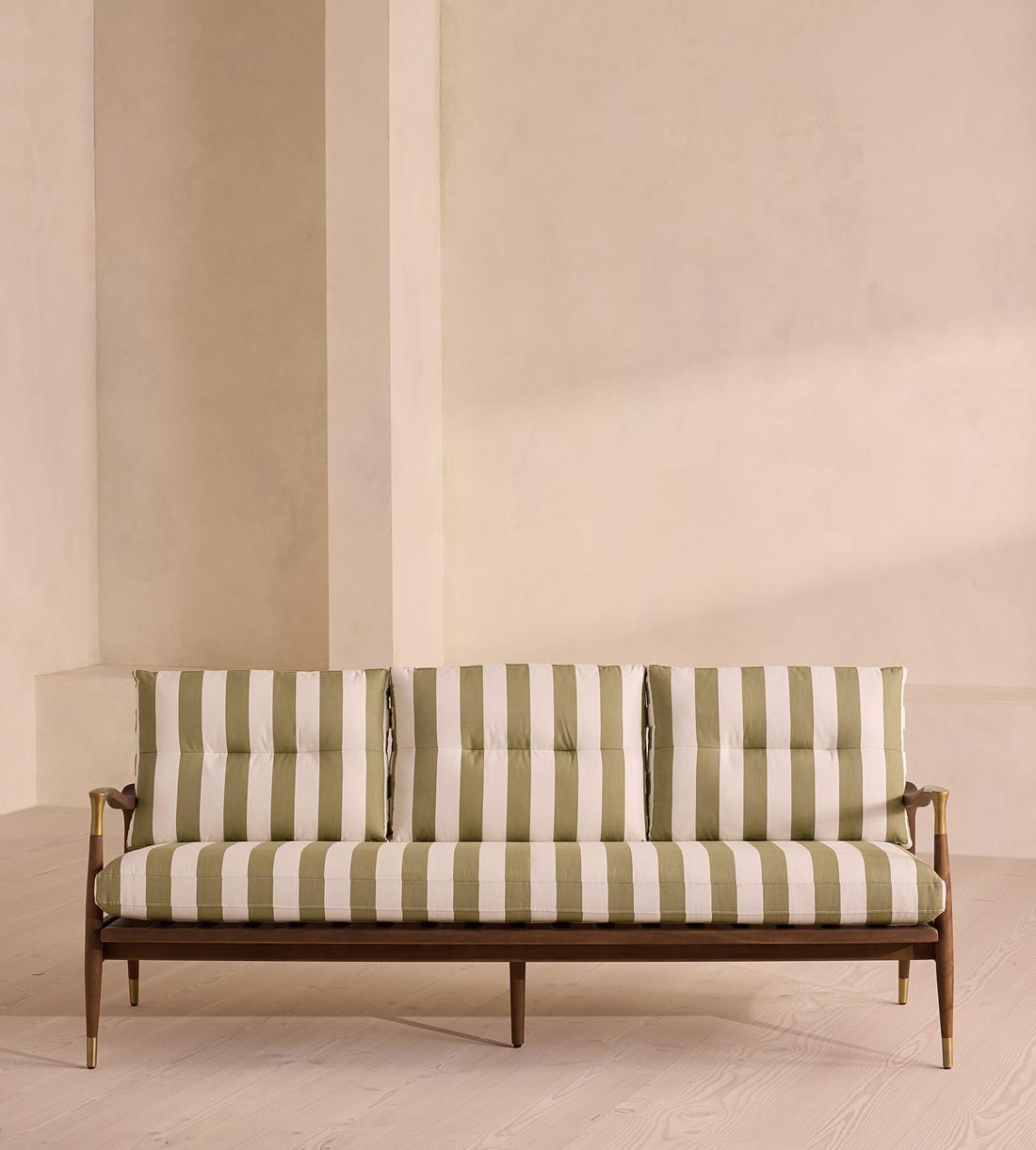 Theodore Outdoor Sofa - Babington House Stripe - US - Listing - Image 4