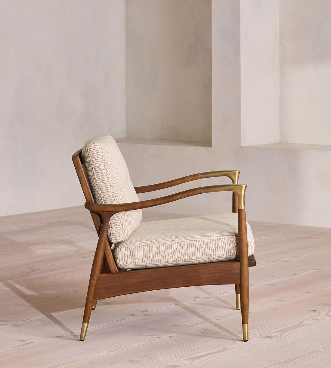 Theodore Outdoor Armchair - Abstract Stripe - Desert Rose - UK - Images - Image 3