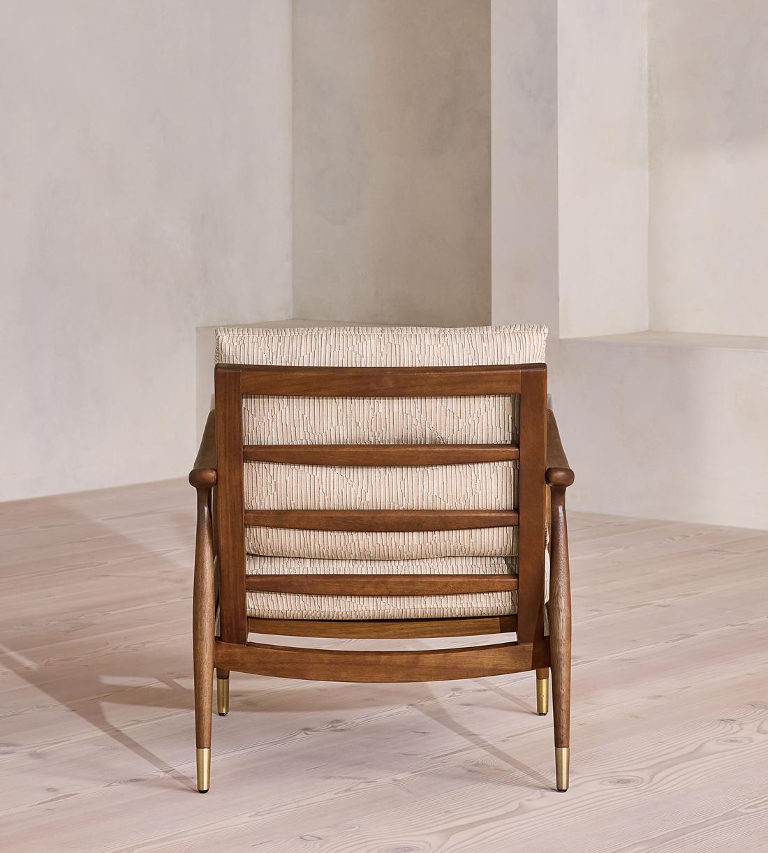 Theodore Outdoor Armchair - Abstract Stripe - Desert Rose - UK - Images - Image 4