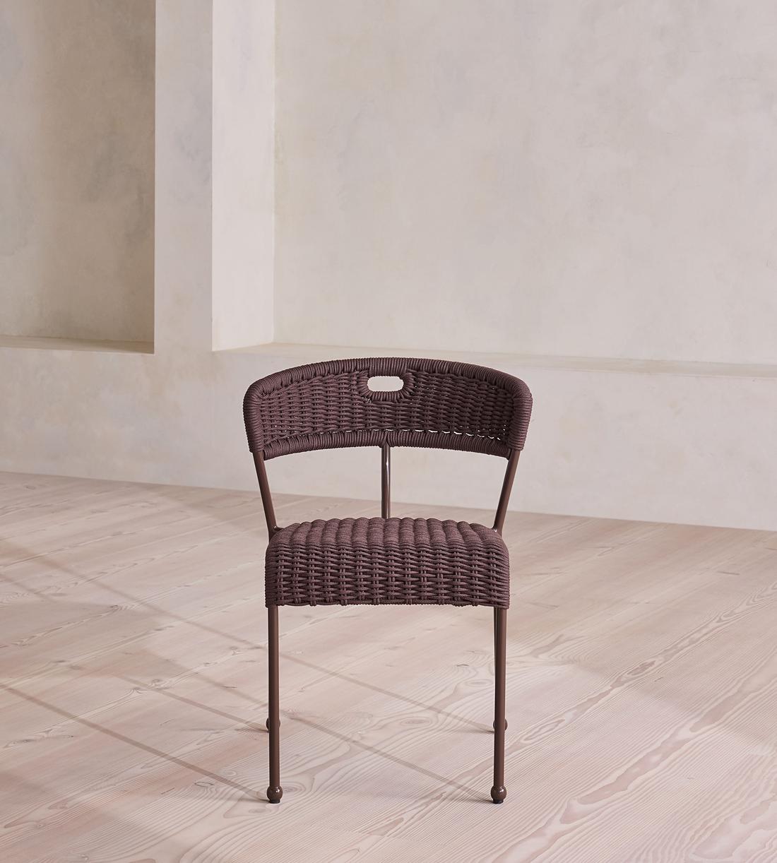 Pair of Lisson Outdoor Dining Chairs - Bordeaux - Listing - Image 3