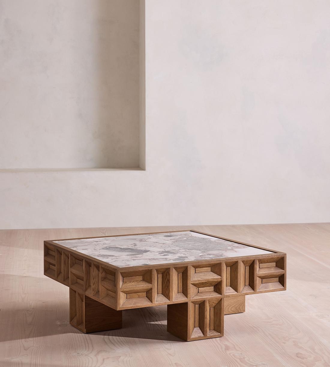 Ivy Coffee Table - Italian Ocean Grey Marble - Listing - Image 3