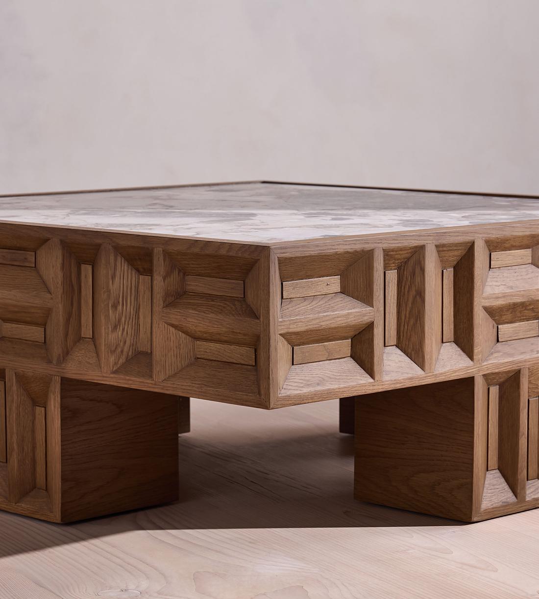 Ivy Coffee Table - Italian Ocean Grey Marble - Images - Image 5