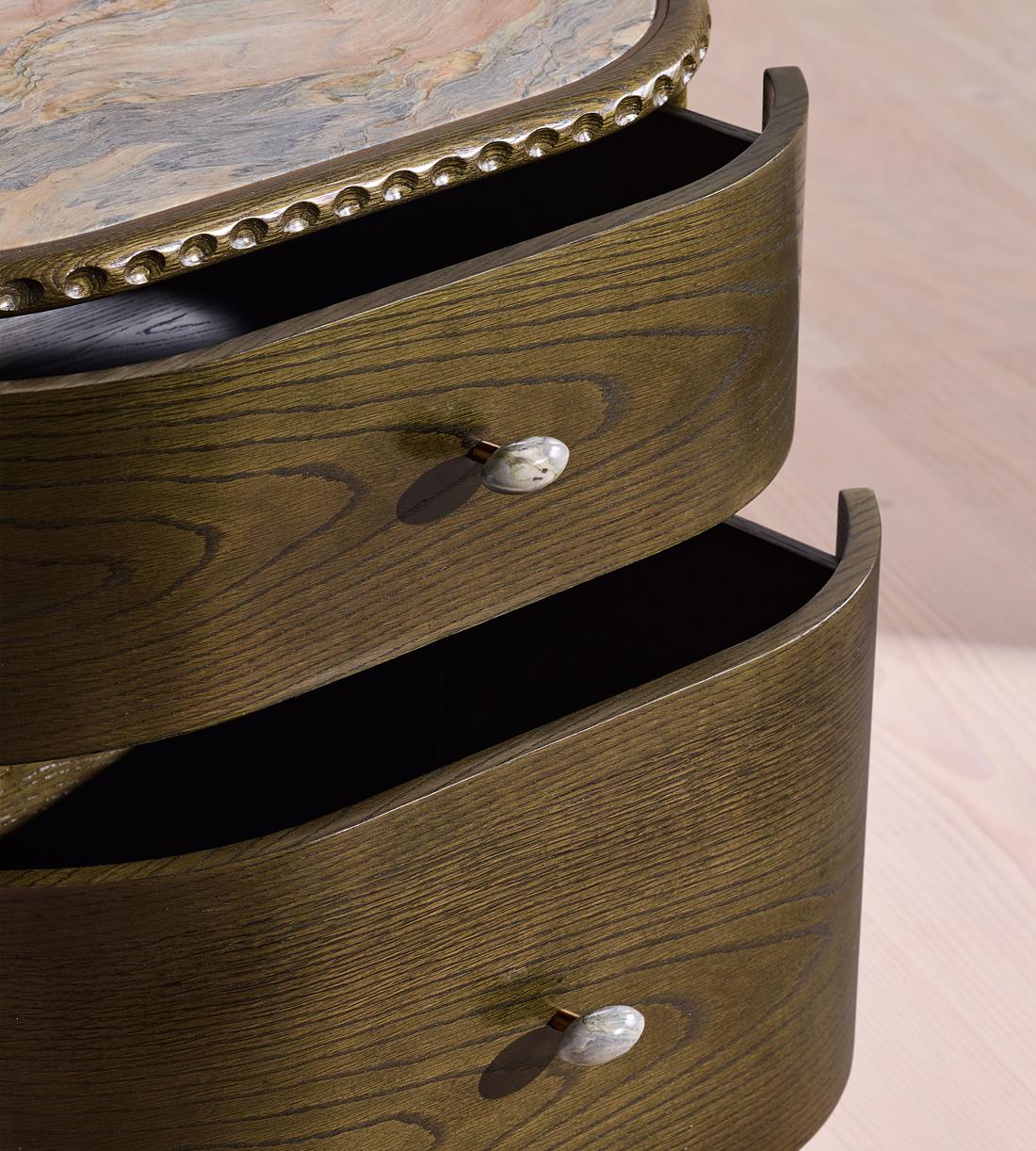 Pietro Bedside Table - Large - Brazilian Quartzite - Images - Image 7