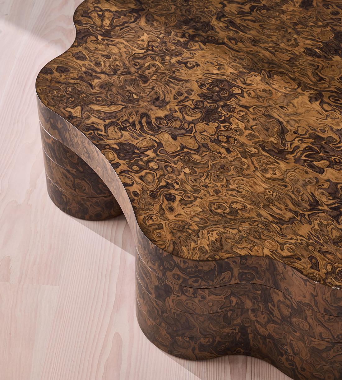 Germain Coffee Table - Abstract Burl - Images - Image 5