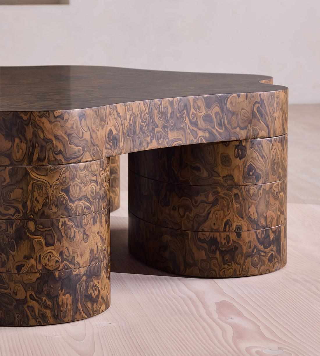 Germain Coffee Table - Abstract Burl - Images - Image 6