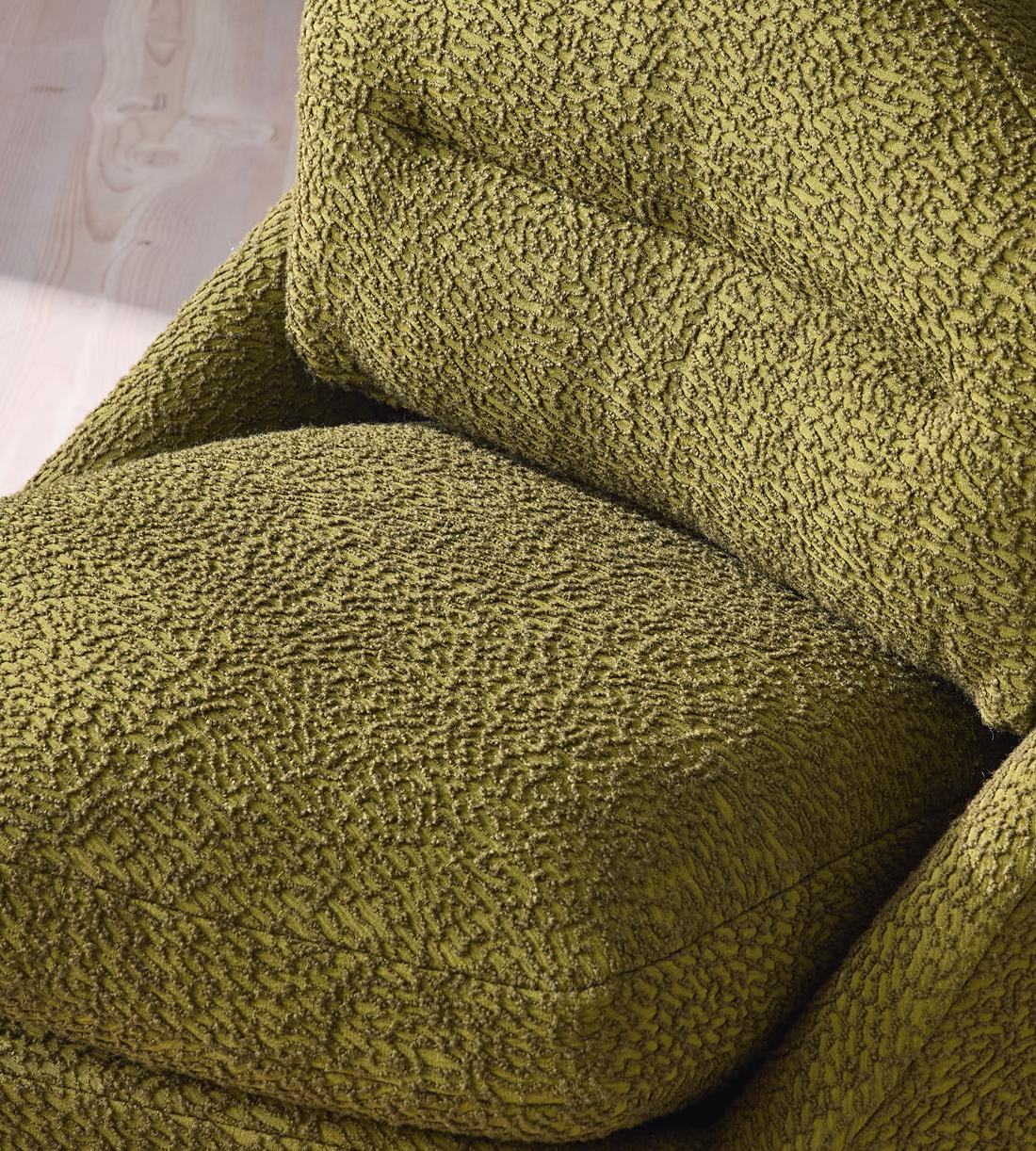 Mila Armchair - Boucle Jacquard - Olive - US - Images - Image 7
