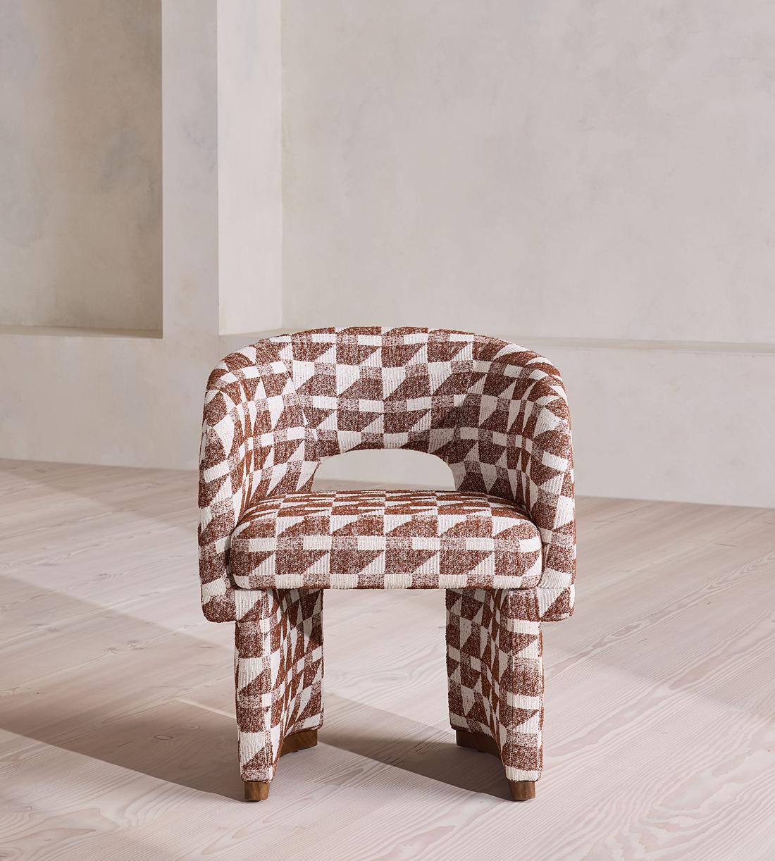 Morrell Outdoor Dining Chair - Geometric - Maroon - US - Listing - Image 5