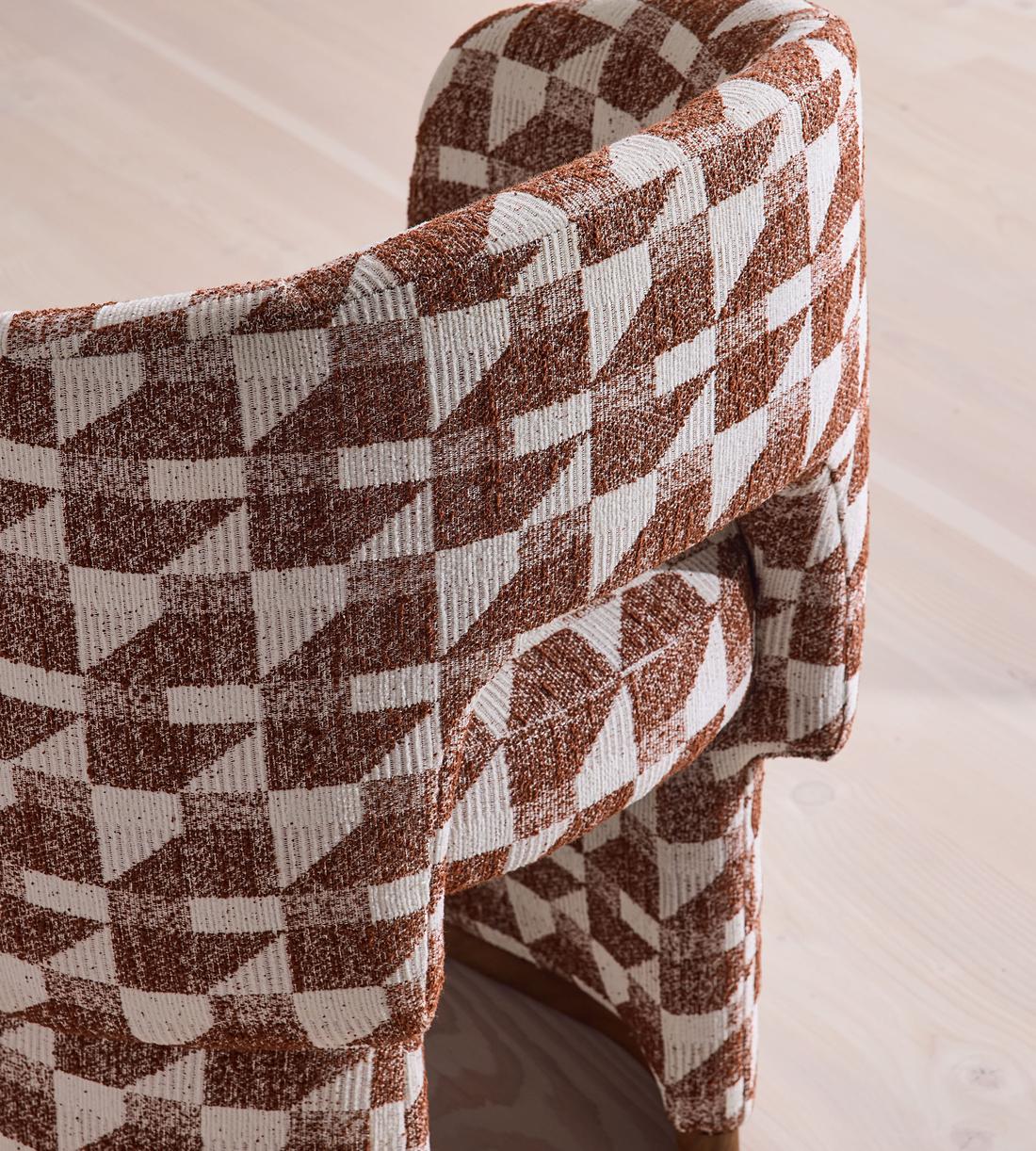 Morrell Outdoor Dining Chair - Geometric - Maroon - US - Images - Image 8