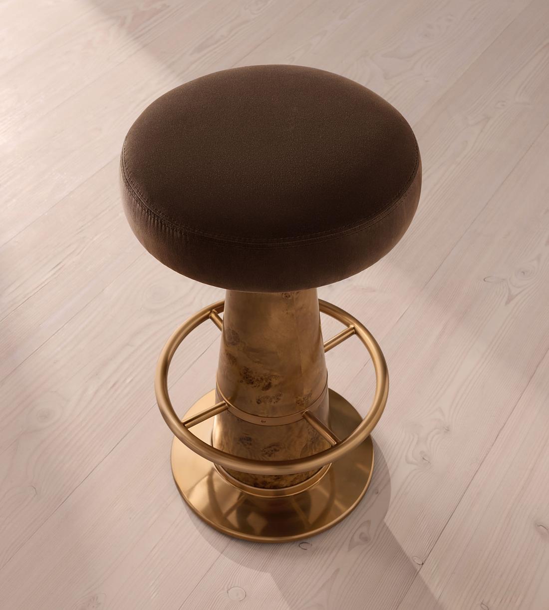 Killian Barstool - Velvet - Chocolate - UK - Images - Image 5